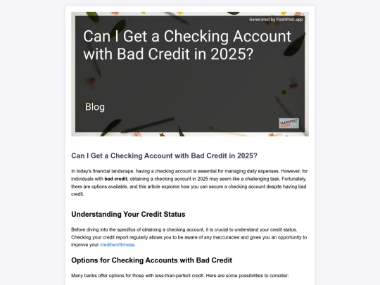 can-i-get-a-checking-account-with-bad-credit-in-2025 screenshot