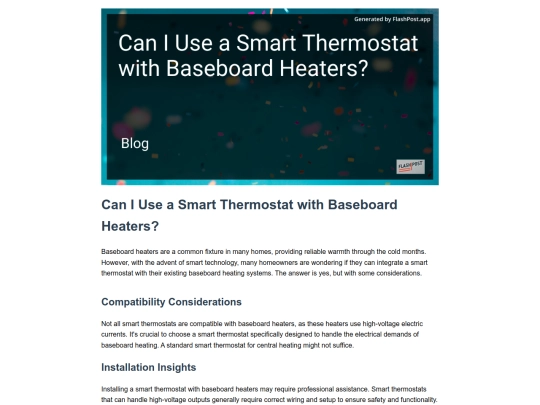 can-i-use-a-smart-thermostat-with-baseboard-heaters screenshot