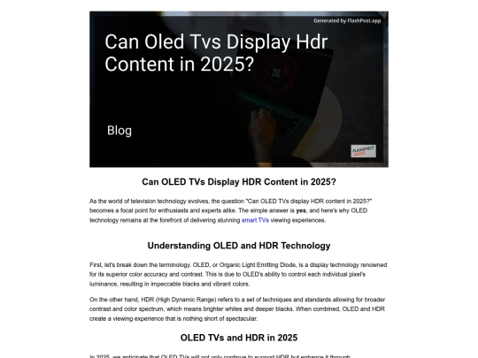 can-oled-tvs-display-hdr-content-in-2025 screenshot