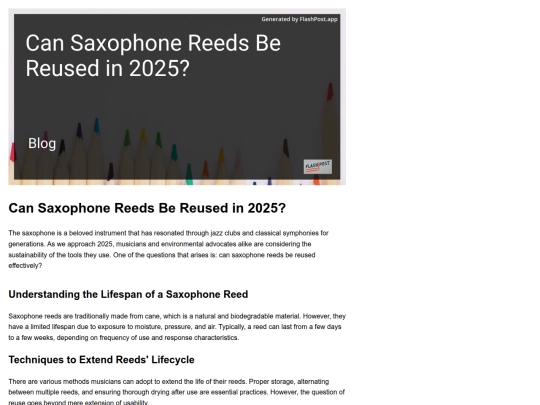 can-saxophone-reeds-be-reused-in-2025 screenshot