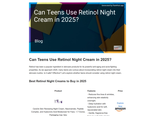can-teens-use-retinol-night-cream-in-2025 screenshot