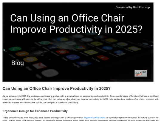 can-using-an-office-chair-improve-productivity-in-2025 screenshot