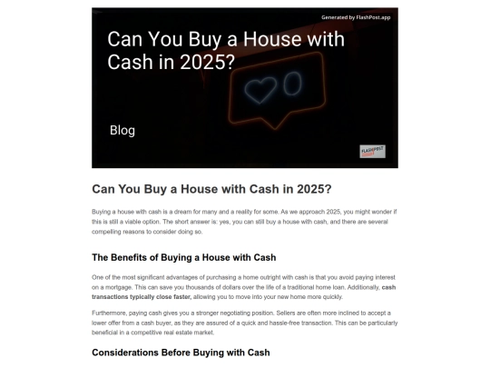 can-you-buy-a-house-with-cash-in-2025 screenshot