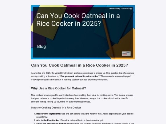 can-you-cook-oatmeal-in-a-rice-cooker-in-2025 screenshot
