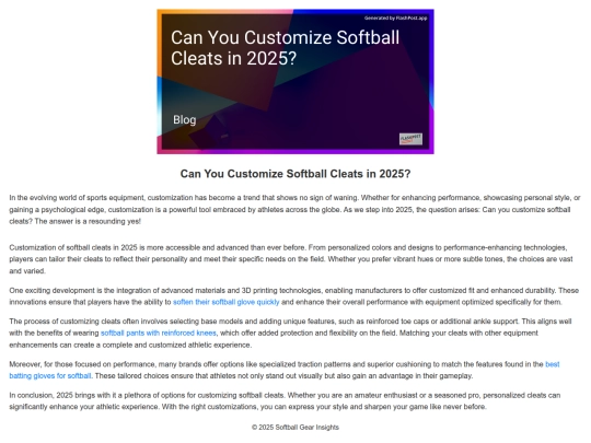 can-you-customize-softball-cleats-in-2025 screenshot