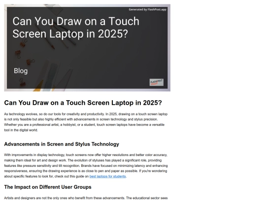 can-you-draw-on-a-touch-screen-laptop-in-2025 screenshot