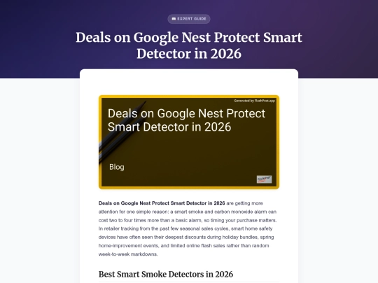 deals-on-google-nest-protect-smart-detector-in-2026 screenshot
