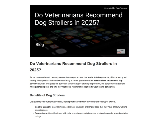 do-veterinarians-recommend-dog-strollers-in-2025 screenshot