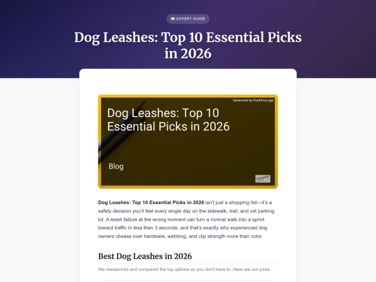 dog-leashes-top-10-essential-picks-in-2026 screenshot