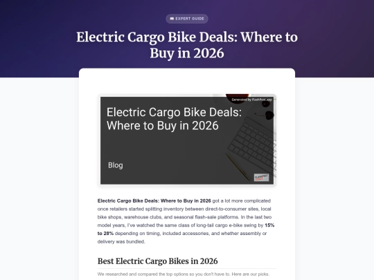 electric-cargo-bike-deals-where-to-buy-in-2026 screenshot