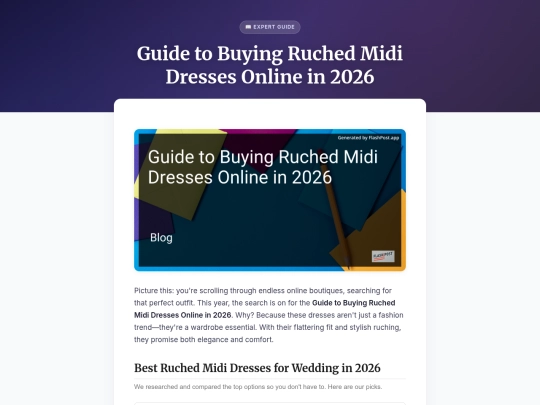 guide-to-buying-ruched-midi-dresses-online-in-2026 screenshot