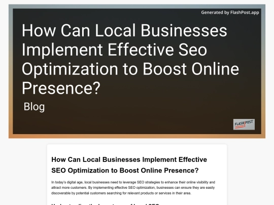 how-can-local-businesses-implement-effective-seo-optimization-to-boost-online-presence screenshot
