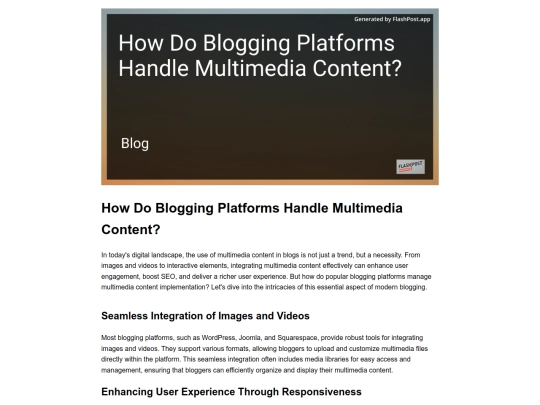 how-do-blogging-platforms-handle-multimedia-content screenshot