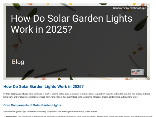 how-do-solar-garden-lights-work-in-2025 screenshot