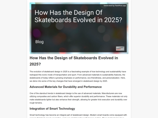 how-has-the-design-of-skateboards-evolved-in-2025 screenshot
