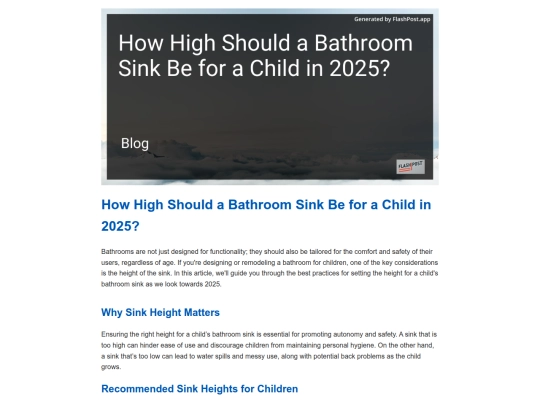 how-high-should-a-bathroom-sink-be-for-a-child-in-2025 screenshot