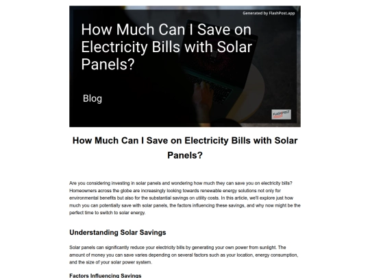 how-much-can-i-save-on-electricity-bills-with-solar-panels screenshot