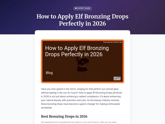 how-to-apply-elf-bronzing-drops-perfectly-in-2026 screenshot