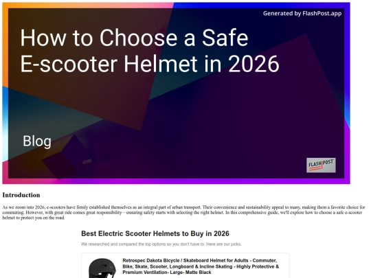 how-to-choose-a-safe-e-scooter-helmet-in-2026 screenshot