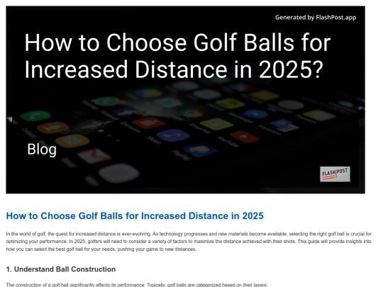 how-to-choose-golf-balls-for-increased-distance-in-2025 screenshot