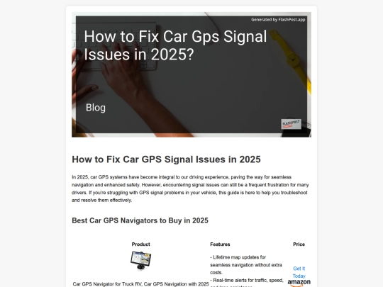 how-to-fix-car-gps-signal-issues-in-2025 screenshot