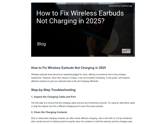 how-to-fix-wireless-earbuds-not-charging-in-2025 screenshot