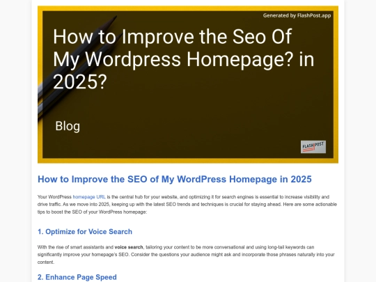 how-to-improve-the-seo-of-my-wordpress-homepage-in-2025 screenshot
