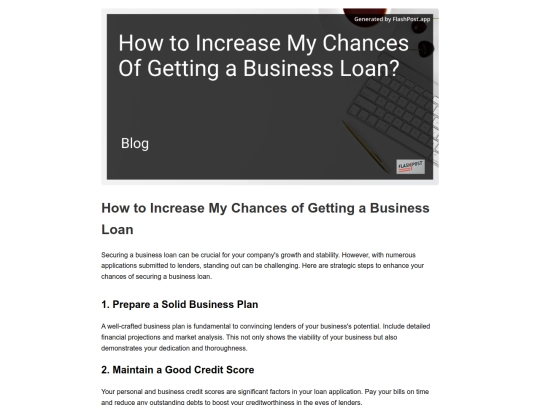 how-to-increase-my-chances-of-getting-a-business-loan screenshot