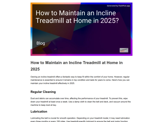how-to-maintain-an-incline-treadmill-at-home-in-2025 screenshot
