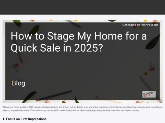 how-to-stage-my-home-for-a-quick-sale-in-2025 screenshot