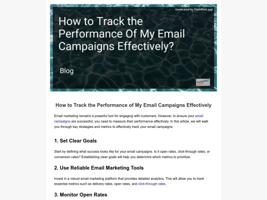 how-to-track-the-performance-of-my-email-campaigns-effectively screenshot