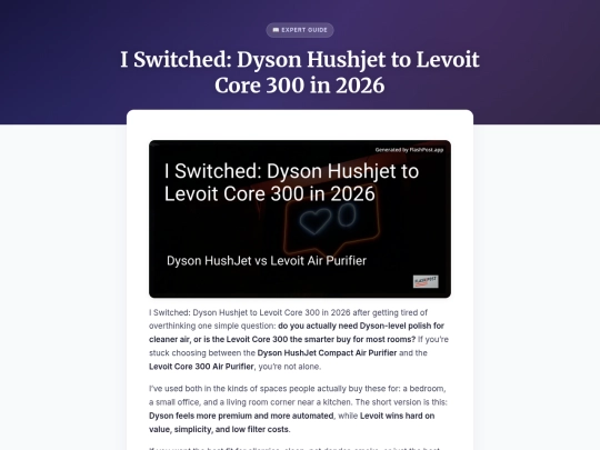 i-switched-dyson-hushjet-to-levoit-core-300-in-2026 screenshot