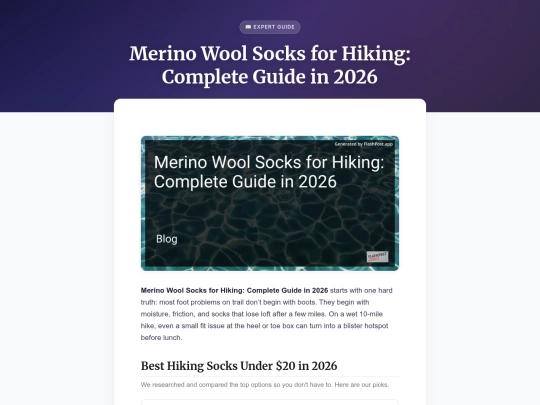 merino-wool-socks-for-hiking-complete-guide-in-2026 screenshot