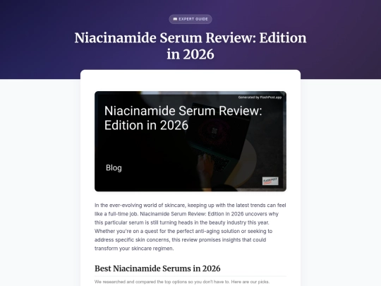niacinamide-serum-review-edition-in-2026 screenshot