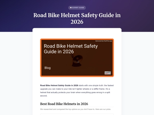 road-bike-helmet-safety-guide-in-2026 screenshot