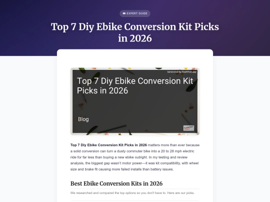 top-7-diy-ebike-conversion-kit-picks-in-2026 screenshot