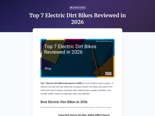 top-7-electric-dirt-bikes-reviewed-in-2026 screenshot
