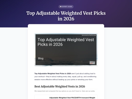 top-adjustable-weighted-vest-picks-in-2026 screenshot
