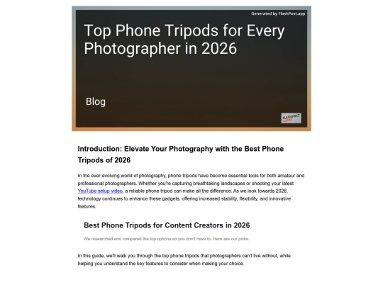 top-phone-tripods-for-every-photographer-in-2026 screenshot