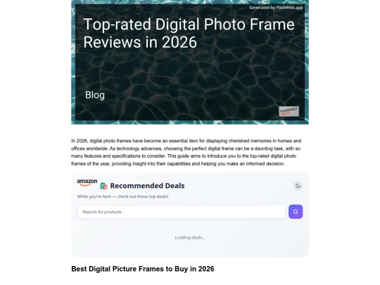 top-rated-digital-photo-frame-reviews-in-2026 screenshot