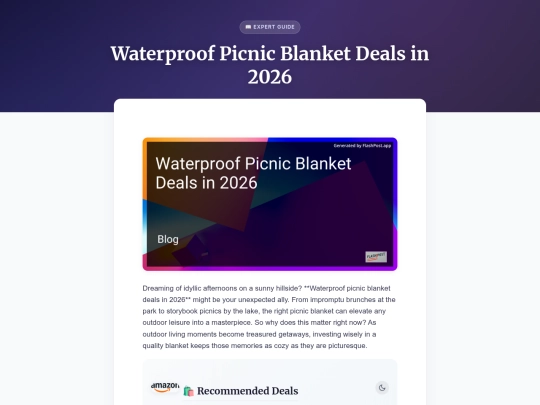 waterproof-picnic-blanket-deals-in-2026 screenshot