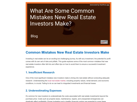 what-are-some-common-mistakes-new-real-estate-investors-make screenshot