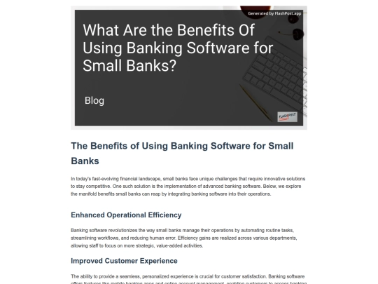 what-are-the-benefits-of-using-banking-software-for-small-banks screenshot