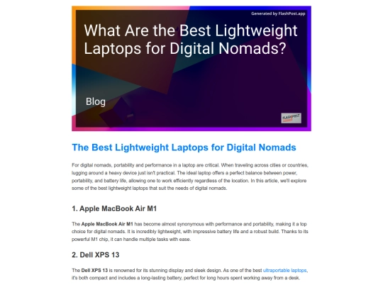 what-are-the-best-lightweight-laptops-for-digital-nomads screenshot