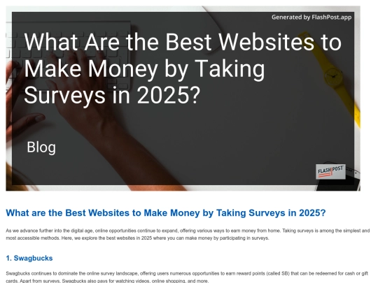 what-are-the-best-websites-to-make-money-by-taking-surveys-in-2025 screenshot