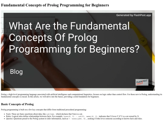 what-are-the-fundamental-concepts-of-prolog-programming-for-beginners screenshot