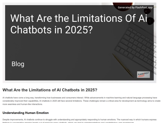 what-are-the-limitations-of-ai-chatbots-in-2025 screenshot