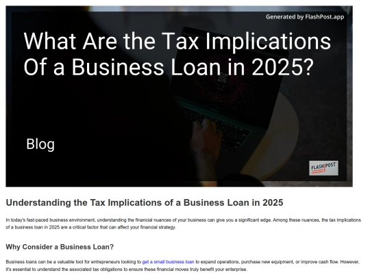 what-are-the-tax-implications-of-a-business-loan-in-2025 screenshot