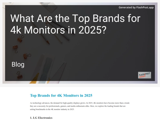 what-are-the-top-brands-for-4k-monitors-in-2025 screenshot