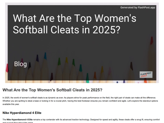 what-are-the-top-women-s-softball-cleats-in-2025 screenshot